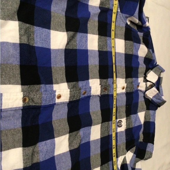 Ralph Lauren Chaps Performance men's LS casual shirt, flannel plaid, M - Picture 4 of 7